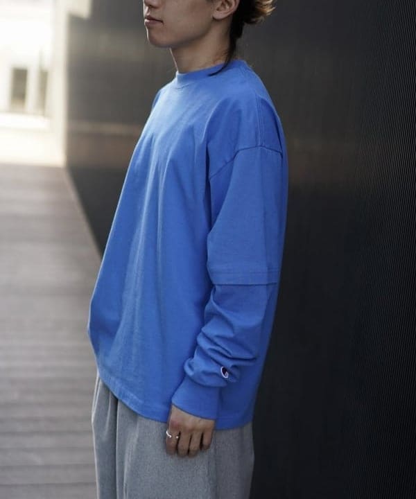 寺田 昌容さんの「BEAMS WOMEN｜【別注】Champion / フェイク レイヤード ロングスリーブ Tシャツ」を使ったコーディネート
