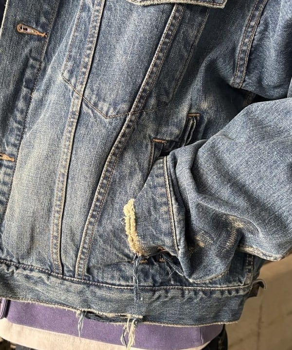 NADEL ナデールさんの「BEAMS WOMEN｜ワイドショート ダメージ デニム ジャケット」を使ったコーディネート