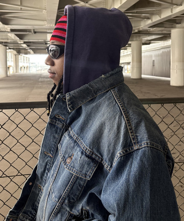 NADEL ナデールさんの「BEAMS WOMEN｜ワイドショート ダメージ デニム ジャケット」を使ったコーディネート