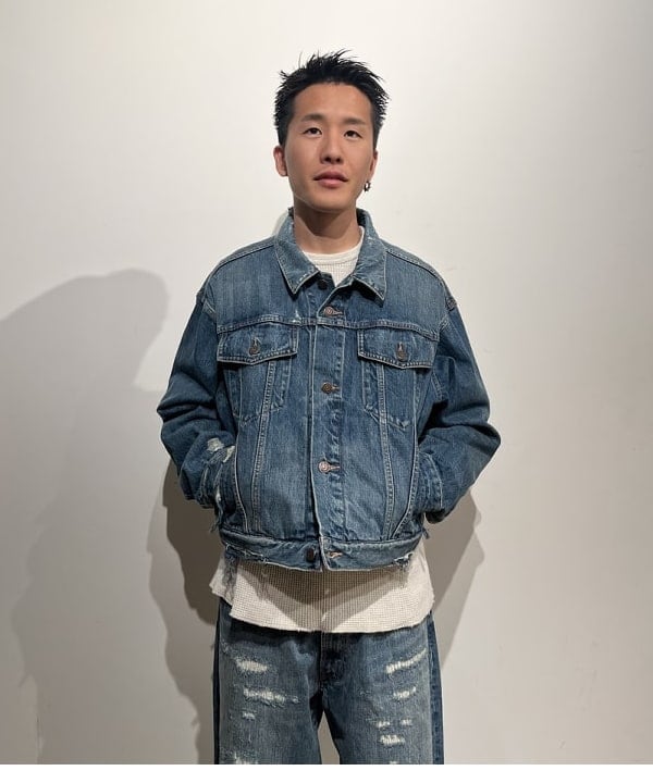 BANさんの「BEAMS WOMEN｜ワイドショート ダメージ デニム ジャケット」を使ったコーディネート