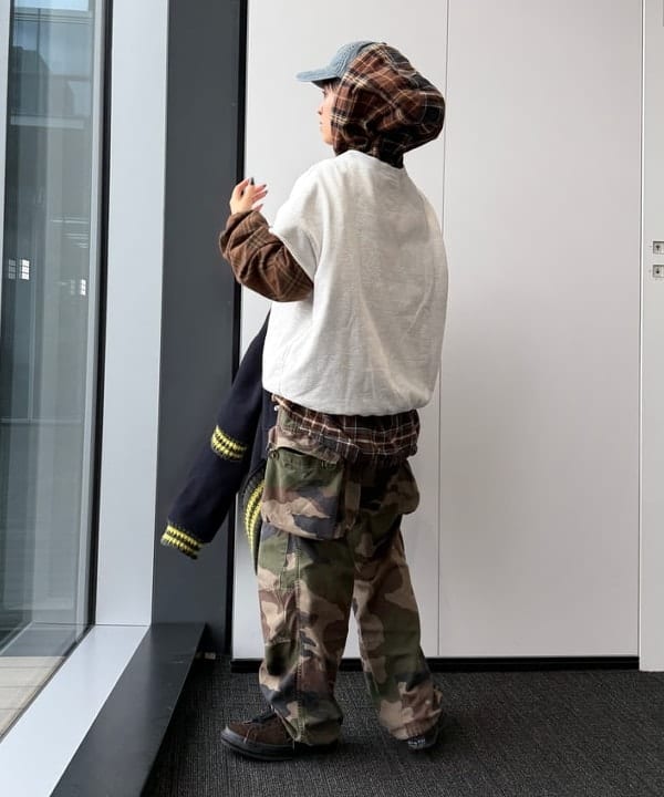 Heg.さんの「BEAMS WOMEN｜Superior Stitch Embroidery / DOG 刺繍 CAP」を使ったコーディネート
