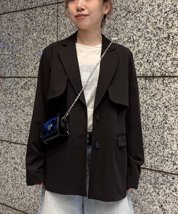 まゆちゃんさんの「BEAMS WOMEN｜ヨークレイヤード 2ボタン ジャケット」を使ったコーディネート