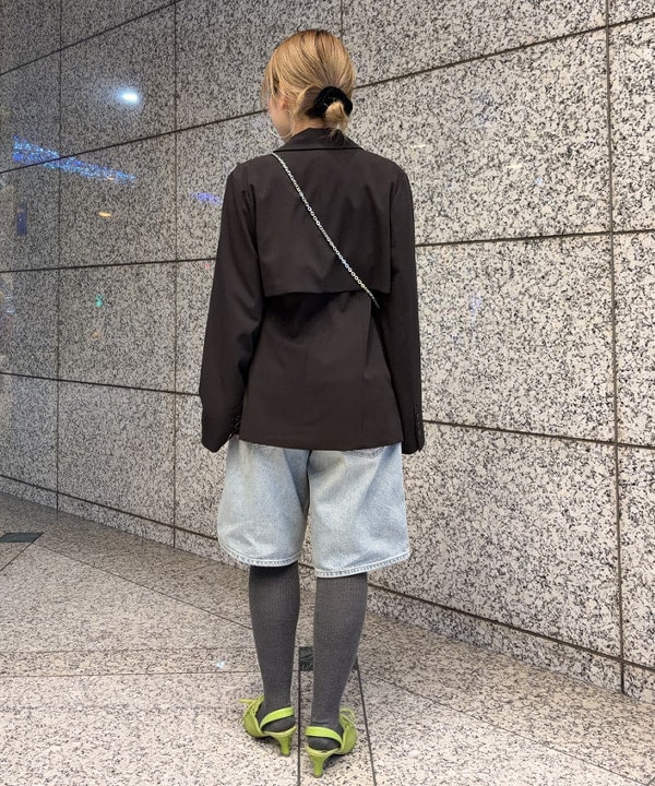 まゆちゃんさんの「BEAMS WOMEN｜ヨークレイヤード 2ボタン ジャケット」を使ったコーディネート