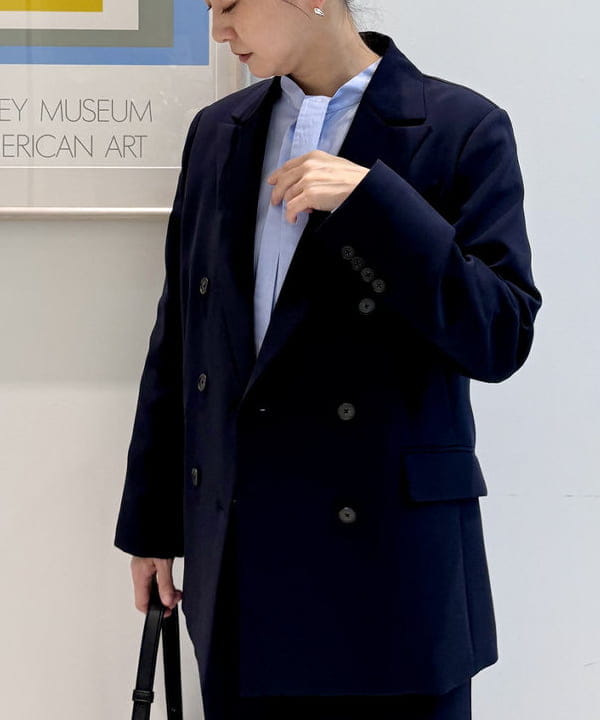 桑原 ふみさんの「BEAMS WOMEN｜ソフト ボクシー ジャケット＊」を使ったコーディネート