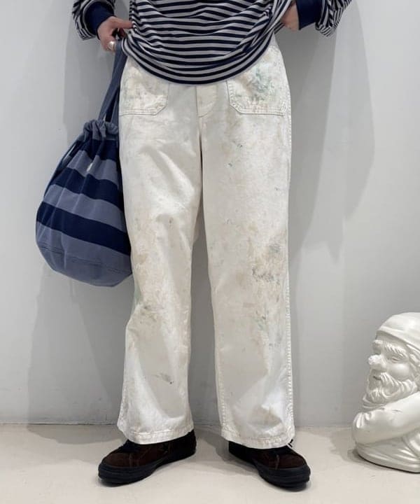 クロサワさんの「BEAMS WOMEN｜スウィッチ ボーダー ロングスリーブ」を使ったコーディネート