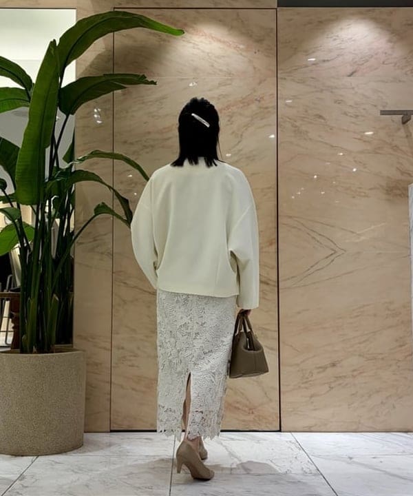 小笠原 楓さんの「BEAMS WOMEN｜カラー リリーハーフ コート＊」を使ったコーディネート