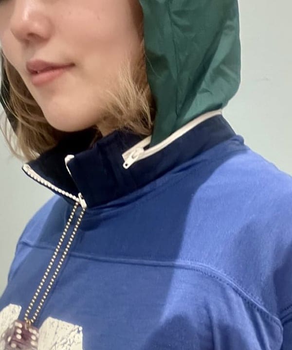 小原 もこさんの「BEAMS WOMEN｜シアー ナンバリング フットボール」を使ったコーディネート