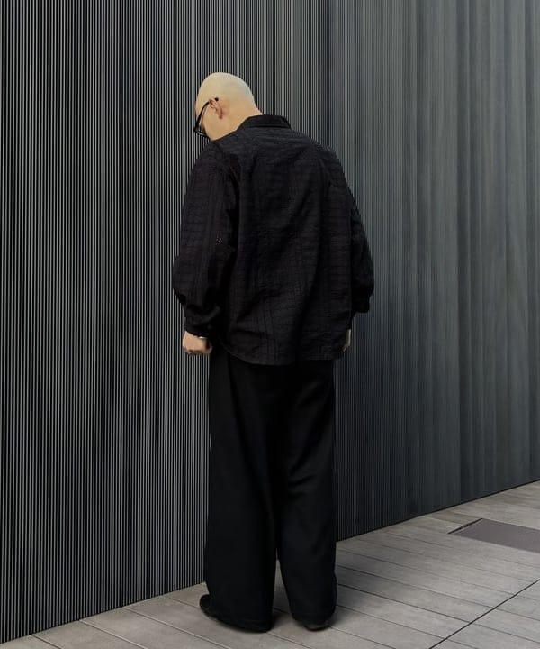 森田 倫太郎さんの「BEAMS WOMEN｜フランネル ワイド スラックス」を使ったコーディネート