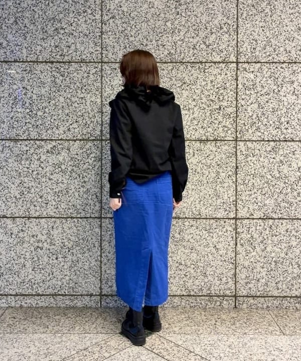 水野 萌香さんの「BEAMS WOMEN｜ドット センター ギャザー ブラウス」を使ったコーディネート