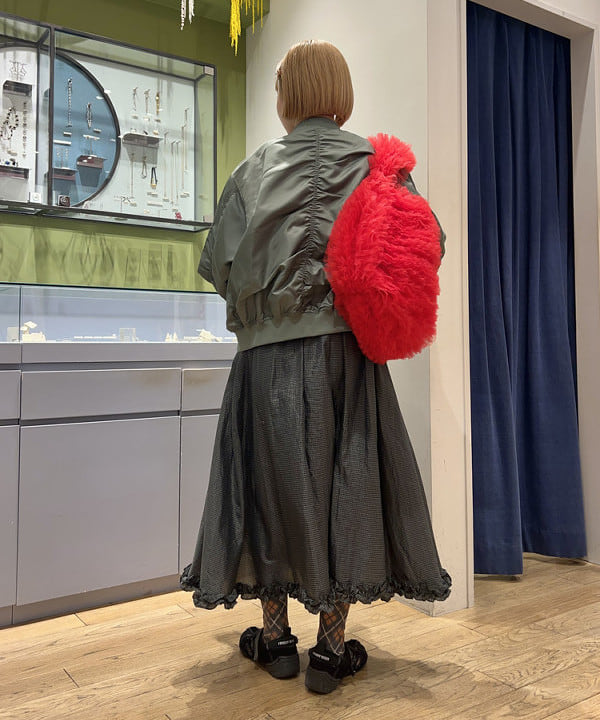 ナカノ アイさんの「BEAMS WOMEN｜ギャザー アーム MA-1」を使ったコーディネート