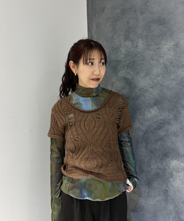 SAEさんの「BEAMS WOMEN｜バックスリット ワイド パンツ」を使ったコーディネート