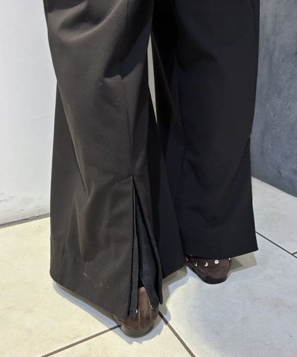 SAEさんの「BEAMS WOMEN｜バックスリット ワイド パンツ」を使ったコーディネート