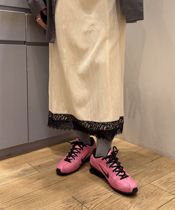 れいなさんの「BEAMS WOMEN｜レース キリカエ キャミワンピース」を使ったコーディネート