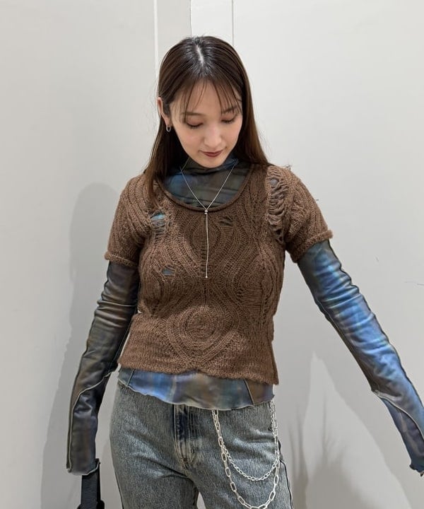 松本 佳菜子さんの「BEAMS WOMEN｜デニム フレア パンツ」を使ったコーディネート