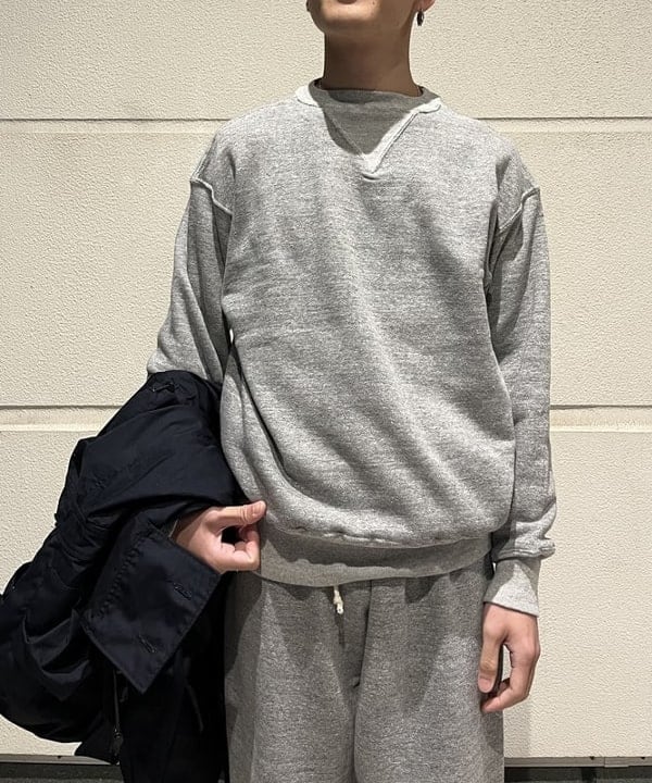 BANさんの「BEAMS WOMEN｜WAREHOUSE & CO. / 別注 Sweat Crew Neck」を使ったコーディネート