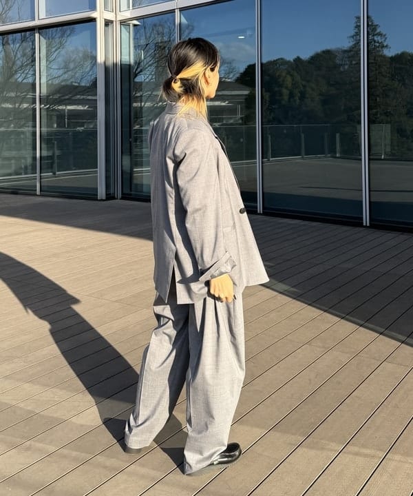 Heg.さんの「BEAMS WOMEN｜maturely / ティー ダブ ダブル ブレステッド ジャケット」を使ったコーディネート