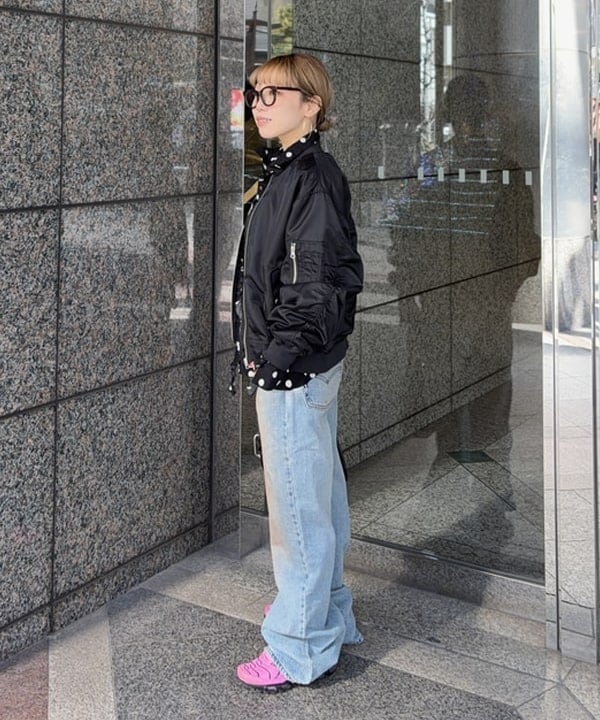 まゆちゃんさんの「BEAMS WOMEN｜ドット クリンクル フリル シャツ」を使ったコーディネート