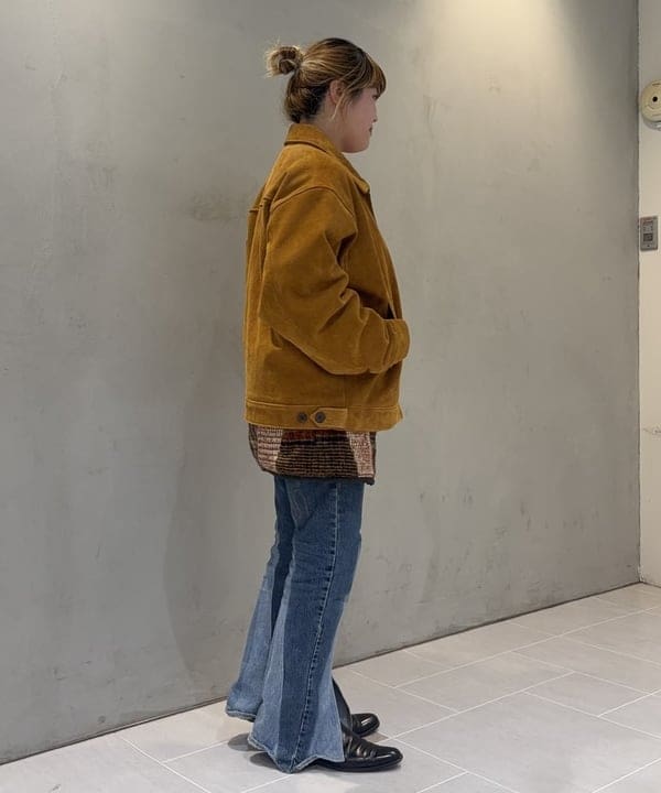 大石彩可さんの「BEAMS WOMEN｜【リラックスフィット】プリント フェード スウェット」を使ったコーディネート