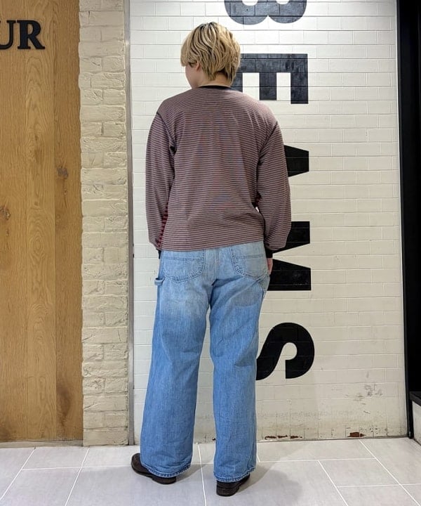 スミレさんの「BEAMS WOMEN｜スウィッチ ボーダー ロングスリーブ」を使ったコーディネート