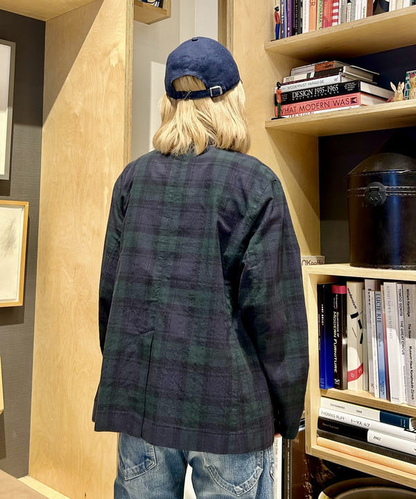 小原 もこさんの「BEAMS WOMEN｜スウィッチ ボーダー ロングスリーブ」を使ったコーディネート