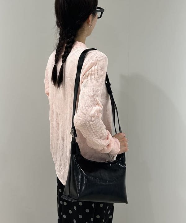 ササキさんの「BEAMS WOMEN｜シアー リブ ニット ポロ カーディガン」を使ったコーディネート