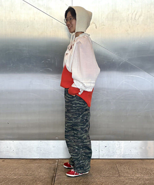 みりさんの「リップストップ ミリタリー パンツ」を使ったコーディネート
