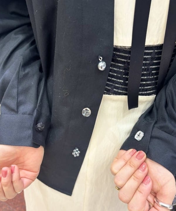 マツモト アカネさんの「BEAMS WOMEN｜レース キリカエ キャミワンピース」を使ったコーディネート