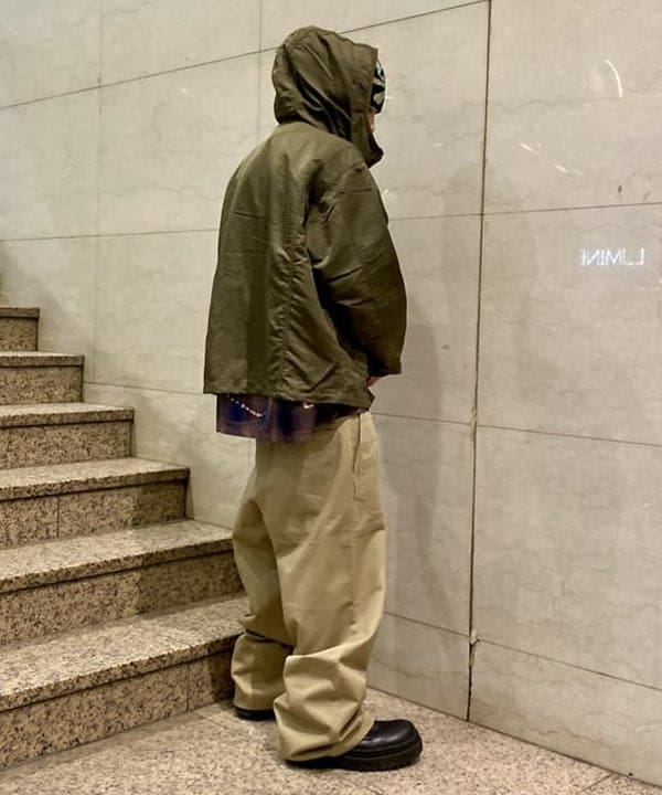 はるひむさんの「BEAMS WOMEN｜ガーメントダイ フーデッド ブルゾン【ワイドショートフィット】」を使ったコーディネート