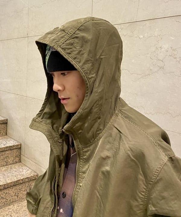 はるひむさんの「BEAMS WOMEN｜ガーメントダイ フーデッド ブルゾン【ワイドショートフィット】」を使ったコーディネート