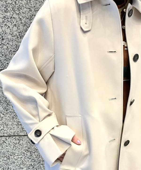 加歩さんの「BEAMS WOMEN｜リブ マルチボーダー カーディガン」を使ったコーディネート