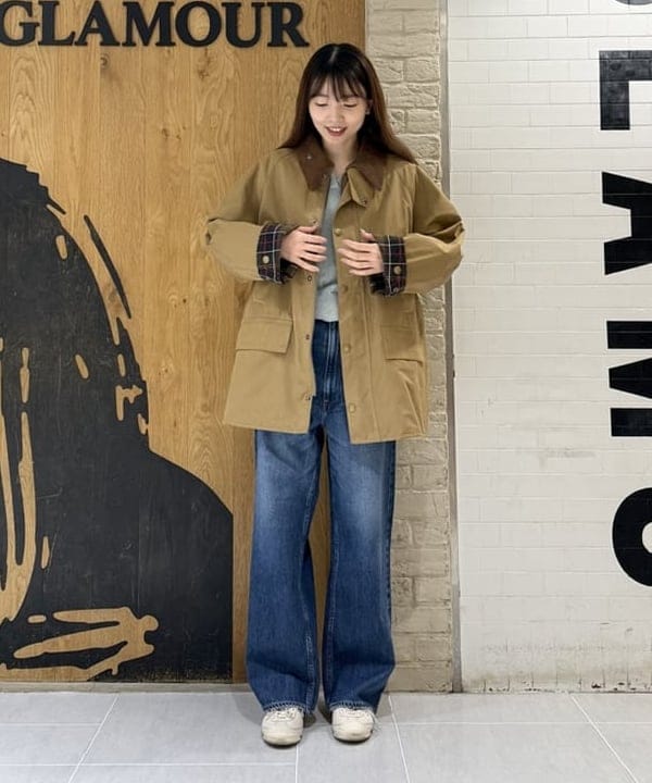 ヒライさんの「BEAMS WOMEN｜【別注】BATONER / リネン スキッパーネック ニット」を使ったコーディネート