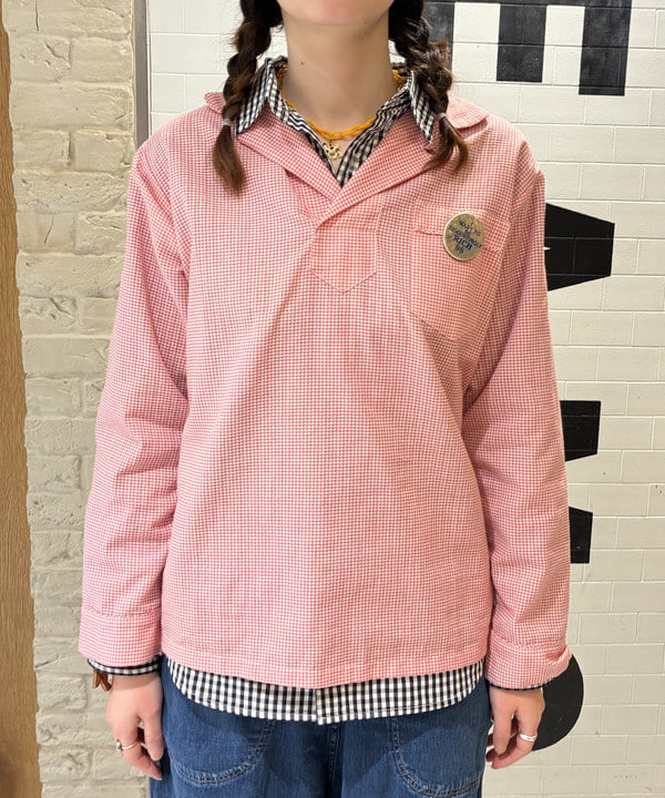 キラリさんの「BEAMS WOMEN｜100/2 ギンガムチェック ボタンダウン シャツ」を使ったコーディネート