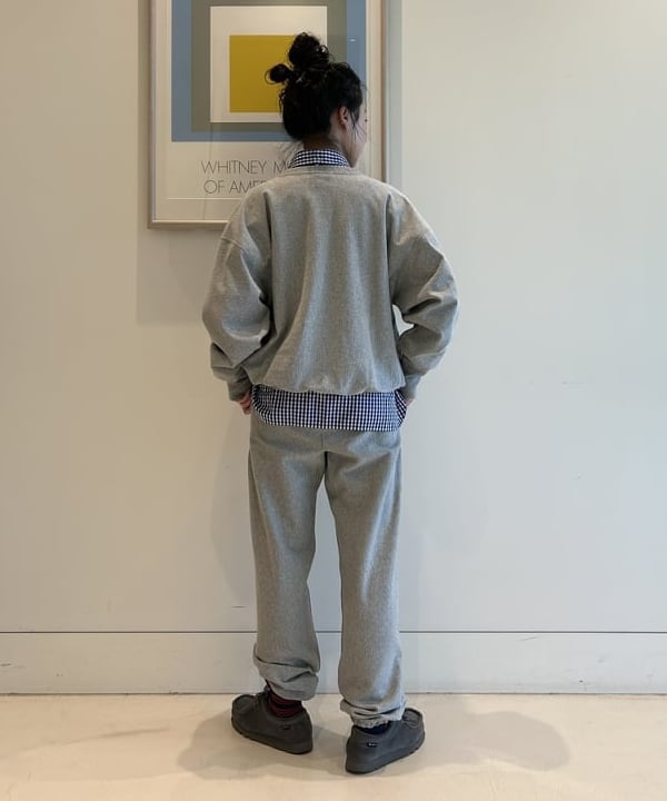 清水 彩乃さんの「BEAMS WOMEN｜100/2 ギンガムチェック ボタンダウン シャツ」を使ったコーディネート