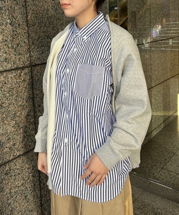 ばるたんさんの「BEAMS WOMEN｜HAVERSACK / ジップ スウェット」を使ったコーディネート