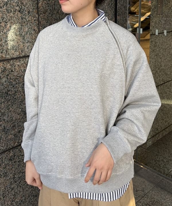 ばるたんさんの「BEAMS WOMEN｜HAVERSACK / ジップ スウェット」を使ったコーディネート