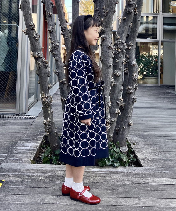 ミナペルホネンランドリー sometimes lucky ワンピース サイズ38 定価4.2万】ミナペルホネンランドリー mina perhonen laundry