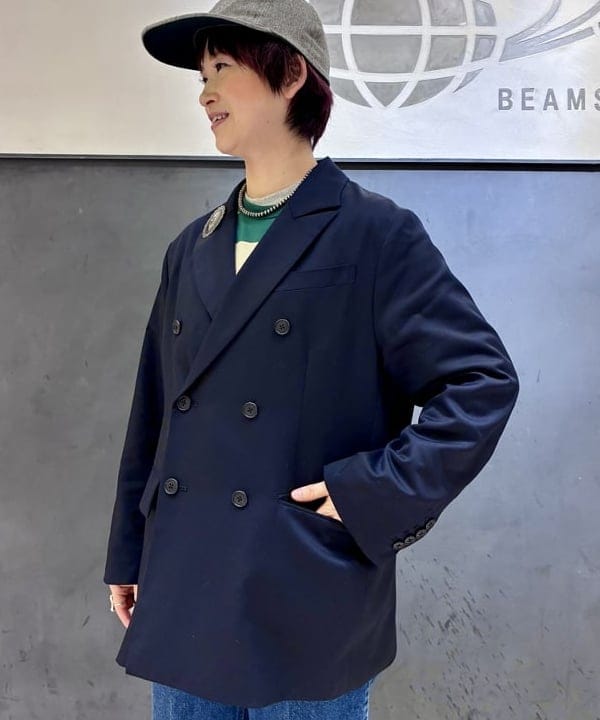 木村 梨香さんの「BEAMS WOMEN｜カフ デタッチャブル ダブルジャケット」を使ったコーディネート
