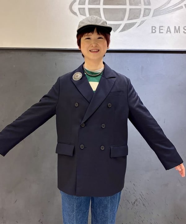 木村 梨香さんの「BEAMS WOMEN｜カフ デタッチャブル ダブルジャケット」を使ったコーディネート