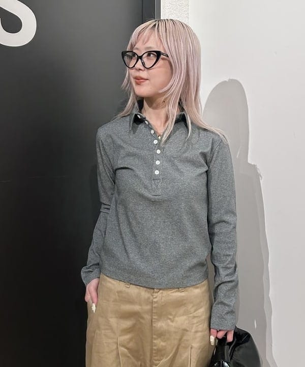 ando naoさんの「BEAMS WOMEN｜ワイド タック チノ パンツ」を使ったコーディネート