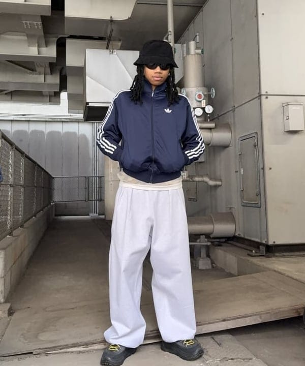 NADEL ナデールさんの「BEAMS WOMEN｜adidas / ファイヤーバード トラックトップ」を使ったコーディネート