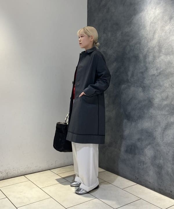 菜月さんの「BEAMS WOMEN｜AK+1 / バルカラー コート」を使ったコーディネート