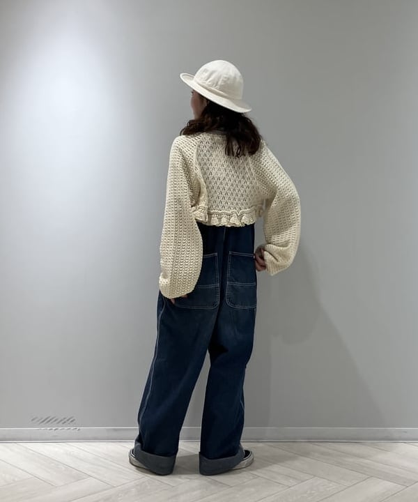 モモさんの「BEAMS WOMEN｜【別注】BIGMAC / エプロン オーバーオール」を使ったコーディネート