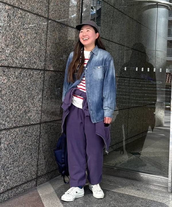 サイトウ　トモミさんの「BEAMS WOMEN｜【別注】Healthknit &times; maturely / トンプキンス フルジップ パーカー」を使ったコーディネート