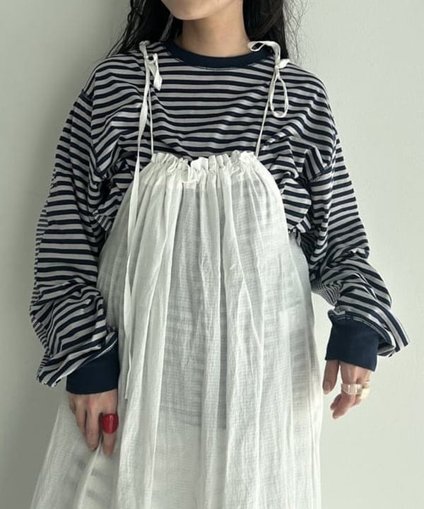 清水 彩乃さんの「BEAMS WOMEN｜ジャージー イージー パンツ」を使ったコーディネート