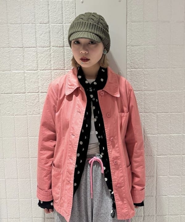 山本 里南さんの「BEAMS WOMEN｜ドット クリンクル フリル シャツ」を使ったコーディネート