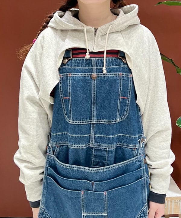 エノモト アミさんの「BEAMS WOMEN｜スウェット ボレロ」を使ったコーディネート