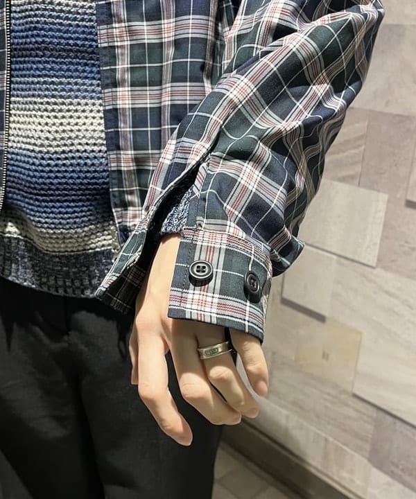 久保田 耀さんの「チェック ジップ ブルゾン」を使ったコーディネート