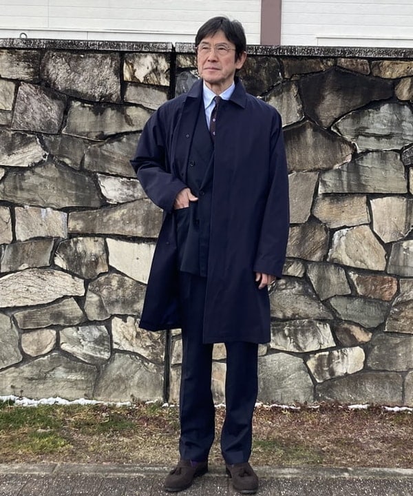 三股彩色牛津布扣領襯衫