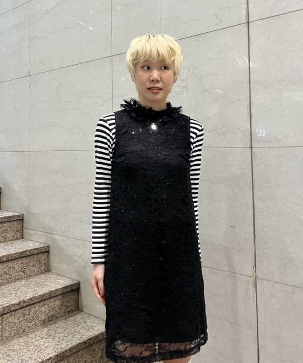 あさひさんの「BEAMS WOMEN｜スター スネークチェーン ネックレス」を使ったコーディネート