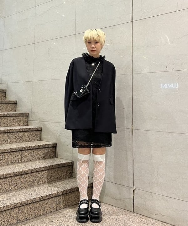 あさひさんの「BEAMS WOMEN｜スター スネークチェーン ネックレス」を使ったコーディネート